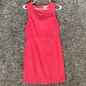 Pink Eyelet Dress